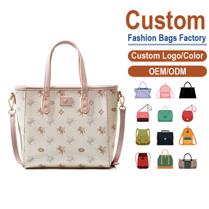 Factory Custom Elegant Pegasus Print Tote Bag Premium <b>Leather</b> Handbag for Work and Weekend - Product Image 1