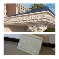 Corniches pour la façade de la maison à l'extérieur des moules coulée Eave Moulage Maison Moulage de toit décoratif Moules de ligne de mur extérieur