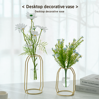 Ensemble de vases de bureau mobiles en métal style Art Déco