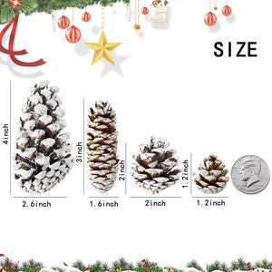 Bulk Natural Mini Pine Cone Wood Ornaments Rustic Christmas Party & Festival Decor Customizable for DIY Crafts - Product Image 2