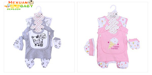 Ensemble de 8 Pièces de <span class=keywords><strong>Vêtements</strong></span> pour Bébé Confortables, Comprenant Pantalons et Grenouillères, Nouveauté pour <span class=keywords><strong>Nouveau</strong></span>-<span class=keywords><strong>Né</strong></span> Garçon - Product Image 6