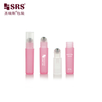 Flacon roll-on 5 ml en plastique PP PCR recyclé avec bouchon long, mini-contenant roll-on anti-démangeaisons pour soins de la peau