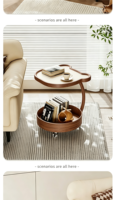 Table d'appoint en forme d'ours, table basse de salon, petite table mobile, moderne, minimaliste, créative, rangement latéral, durable, décorative