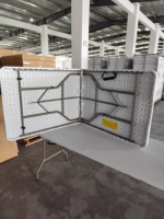 Table pliante en plastique pour l'extérieur en promotion