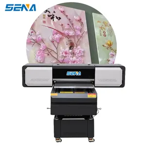 Impresora plana SENA 6090 UV con impresora UV digital multifuncional multicolor y barniz para máquina de impresión de fundas de teléfono
