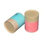 Emballage personnalisé en tube de papier kraft écologique pour épices et sel en poudre