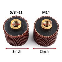 Roue de polissage diamantée en résine JDK 2" 50mm pour pierre (grain 1500 - 1 pièce, filetage USA 5/8-11)