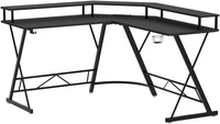 Table de jeu au design moderne et luxueux avec lumières LED et crochets pour prise de courant et grand présentoir pour un montage facile
