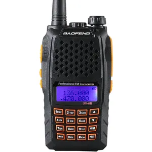 baofeng dual band telsiz Suppliers-Baofeng BF-UV6R amatör radyo alıcı-verici kullanışlı Talky çift bant iki yönlü telsiz UV6R, walkie talkie 50km