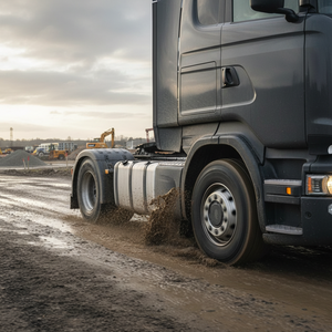 Guardabarros de Polipropileno Hechos en Italia, Color Gris Oscuro, Guardabarros Superior para Scania Serie R-S 2017 - Product Image 3