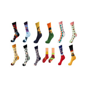 Calcetines de Moda a Media Pantorrilla, Tallas 37-45, Paquete Mixto, Calcetines Unisex - Product Image 2