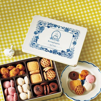 Vente en gros Offre Spéciale personnalisé imprimé hermétique couvercle boîte en étain boîtes d'emballage cadeau en métal rectangle chocolat biscuits conteneur en étain