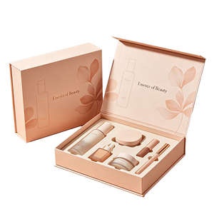 For Beauty Eco-Friendly Cosmetic Set Rigid <b>Box</b> Art Paper Spot UV Offset Four-Color Design High-End Rectangle Custom Inner - Product Image 1