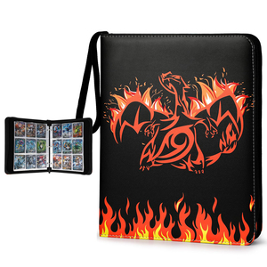 Logotipo personalizado PU cuero 2024 9 bolsillo poke Mon TCG MTG deporte hockey béisbol fútbol coleccionable tarjetas álbumes <span class=keywords><strong>de</strong></span> libros - Product Image 2