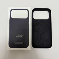 Coque de téléphone magnétique en silicone liquide authentique en stock pour iPhone 17 avec animation de démarrage et bouton IA