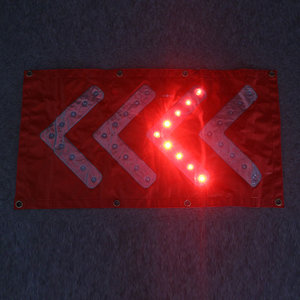 لوحة إشارات مرورية مغناطيسية LED مثبتة على السيارة للإشارة في الاتجاهات المختلفة - Product Image 6