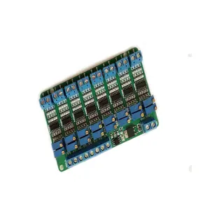 Taidacent Current to Voltage Converter Module 0/4-20mA to 0-3.3V 0-5V 0-10V 8CH Voltage Transmitter Signal Converter Board