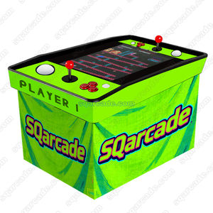 Machine <span class=keywords><strong>de</strong></span> <span class=keywords><strong>table</strong></span> d'arcade <span class=keywords><strong>de</strong></span> cocktail pliante à 2 joueurs 60-en-1 jeu interactif vidéo <span class=keywords><strong>de</strong></span> combat d'intérieur rétro - Product Image 5