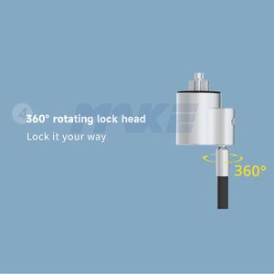 MK808 High Quality Cable <strong>Lock</strong> for <strong>Notebook</strong> Laptop <strong>Lock</strong> with Tubular Key Fits in All Kensington Slot Laptop <strong>Lock</strong> - Product Image 4