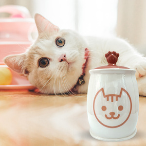 Urna para Mascotas, Recipiente de Cerámica para Cenizas de Gato, Caja Conmemorativa Hecha a Mano, Urna <span class=keywords><strong>Funeraria</strong></span> para Cremación - Product Image 5