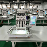 Machine à broder multi-aiguilles en chenille haute performance pour applications textiles décoratives en fibres non tissées
