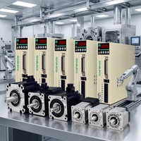 Moteur servo AC de précision 400W à commande par impulsions 3000 tr/min pour équipement semi-conducteur et système d'automatisation compact
