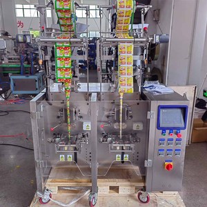 Machine d'emballage verticale entièrement automatique, deux unités peuvent être reliées en un ensemble de cinq, adaptée pour l'emballage de confitures alimentaires - Product Image 2
