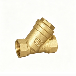 Válvula de Retención Tipo Y de Latón con Rosca Doble Hembra PN16, Válvula Antirretorno para Tuberías de Calefacción de Agua - Product Image 1