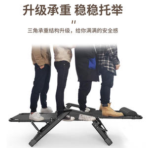 เก้าอี้พับได้ King Nap Chair เก้าอี้เอนนอนพับได้ ขาโลหะ ปรับเอนด้วยมือ ดีไซน์มินิมอล พกพาสะดวก ใช้ได้ทั้งภายนอกและภายในบ้าน - Product Image 1