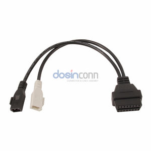 Audi 2+2 Pin Stecker OBD zu 16 Pin Buchse OBD2 Verbindungskabel - Product Image 2