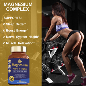 Complément alimentaire pour un sommeil sain OEM, magnésium pur, extrait 12 en 1, capsules pour adultes, soutien immunitaire, durée de conservation de 36 mois - Product Image 3