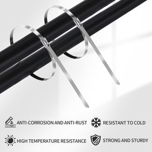 <span class=keywords><strong>Fascette</strong></span> <span class=keywords><strong>metalliche</strong></span> 304 pesanti in acciaio inox <span class=keywords><strong>fascette</strong></span> autobloccanti <span class=keywords><strong>per</strong></span> macchine <span class=keywords><strong>per</strong></span> tetti morsetti da esterno - Product Image 4