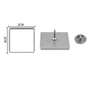 Kit de Botones Personalizables para Sublimación con Cierres de Mariposa para Manualidades, Joyería, Fabricación de Broches, Regalo para el Día de San Valentín - Product Image 4