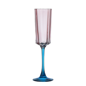 Magnifique ensemble de verres en cristal coloré, gobelets à eau, verres à vin personnalisés, flûtes à <span class=keywords><strong>champagne</strong></span> pour les fêtes - Product Image 5