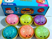 Jouet sensoriel anti-stress en TPR, motif vague créative, multicolore, 8,5 cm, pour soulager le stress émotionnel