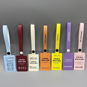 Nhà Máy Bán buôn tùy chỉnh thân thiện với môi 4C in may treo thẻ & số thẻ với biểu tượng tùy chỉnh - Product Image 4