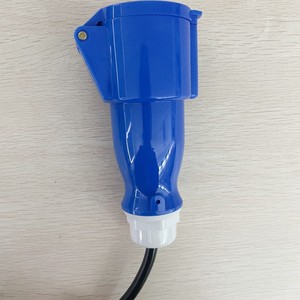 1x adaptateur de câble de charge pour <span class=keywords><strong>voiture</strong></span> <span class=keywords><strong>électrique</strong></span> 32A, <span class=keywords><strong>prise</strong></span> de type 2 vers <span class=keywords><strong>prise</strong></span> mâle CEE, adapté aux voitures compatibles type 2 - Product Image 6