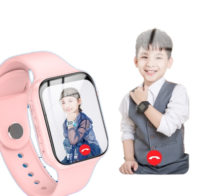 4G Kids Smart Watch 2025 for Children Android OS Square Design GPS WiFi Tracker Fitness Tracker SOS Video Call Camera Touch