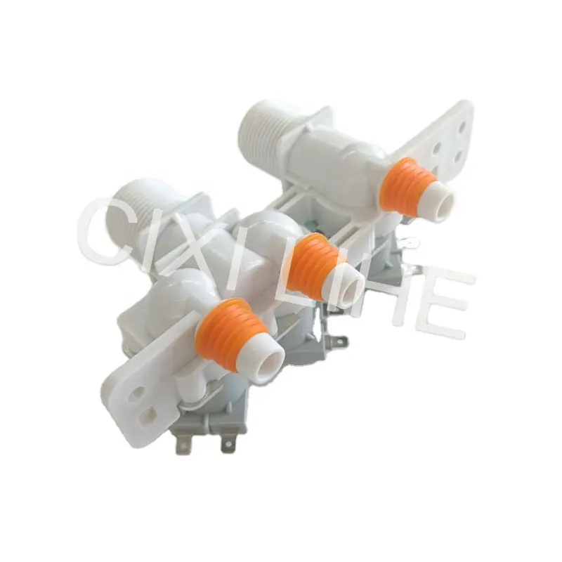 Hot Sale High Quality 3 Way automatic Washing Machine Spare Parts Water Inlet Valve Solenoid Valve