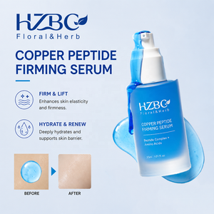 Sérum Raffermissant au Cuivre et Peptides OEM ODM - Sérum Visage Anti-Âge pour Rides et Peau Relâchée, Stimulant de Collagène, Alternative au Rétinol - Product Image 3