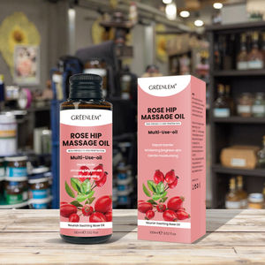 Kuşburnu yağı ile özel Logo masaj yağı, hafif nemlendirici nemlendirici kuru cilt bakımı üreticisi - Product Image 3