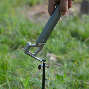 ค้อนอลูมิเนียมทรงสี่เหลี่ยมฉากของ Xingda สำหรับตอกสมอบกเต็นท์ อุปกรณ์เอาตัวรอดกลางแจ้ง พกพาสะดวก น้ำหนักเบา ทนทาน - Product Image 5