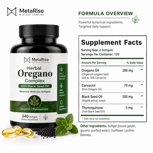 Elixir Verde, Aceite de Orégano Silvestre, Cápsulas de Aceite de Semilla Negra, 60 Cápsulas por Botella, Salud Natural Inmunológica y Digestiva, Mujeres Embarazadas - Product Image 4