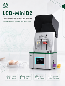 Nouvelle imprimante 3D MTX LCD-MiniD2 à double extrudeur, épaisseur de couche réglable de 0,01 à 0,15 mm, flux de travail de moulage à cire perdue - Product Image 6