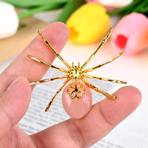 Nouvelle conception d'objets artisanaux en cristal naturel : Araignée en quartz rose, cornaline et aventurine - Product Image 5