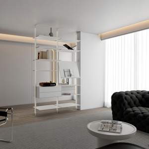 Tủ quần áo tùy chỉnh tủ quần áo có thể điều chỉnh đi bộ trong Tự Làm kệ tủ quần áo lưu trữ tổ chức Kệ hiển thị - Product Image 2