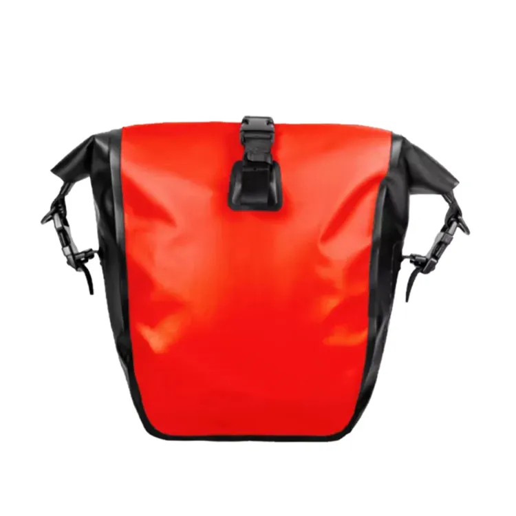 500D ПВХ большой емкости высокого качества водонепроницаемая сумка для верховой езды для хранения багажа велосипедная сумка для велосипеда двойная сумка