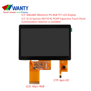 Wanty 4.3 inch 10-điểm màn hình cảm ứng LCD TFT hiển thị công nghệ cao Loại sản phẩm Màn hình cảm ứng màn hình - Product Image 4
