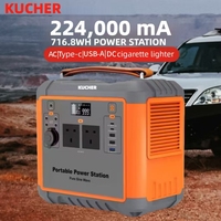 Professional 1000w Lifepo4 Portable Power Station Solar Generator Dual Ac Output Fast Recharging Battery Pack for Glamping