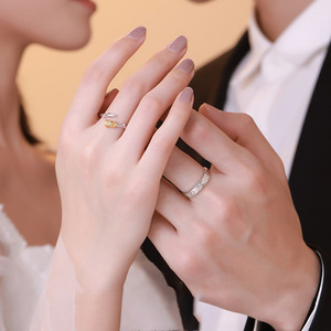 The Little Prince And Rose Couple Rings Unisex Minimalist Design For Everyday Wear - Product Image 5